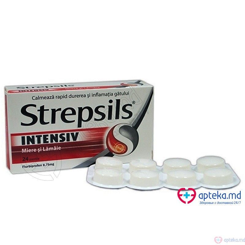 Strepsils Intensiv Miere Si Lamaie pastile 8,75 mg N8x3