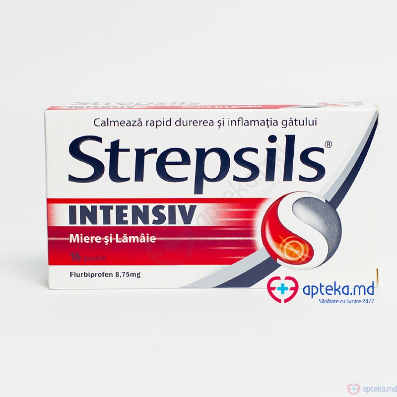 Strepsils Intensiv Miere Si Lamaie pastile 8,75 mg N8x2