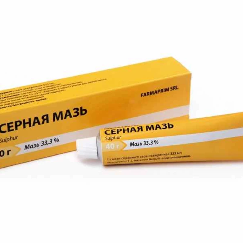 Серная мазь 33,3% 40 г N1 Серная мазь 33,3% 40 г N1