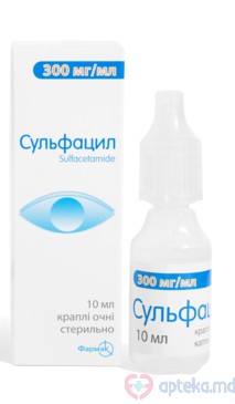 Sulfacil pic. oft., sol. 300 mg/ml 10 ml N1