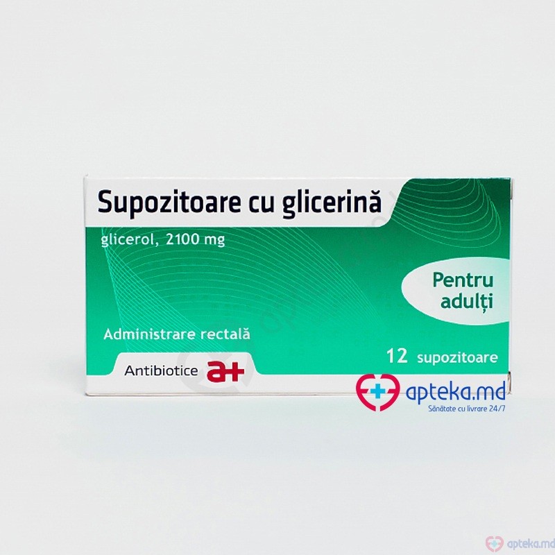 Supozitoare cu glicerina pentru adulti sup. 2100 mg N6x2