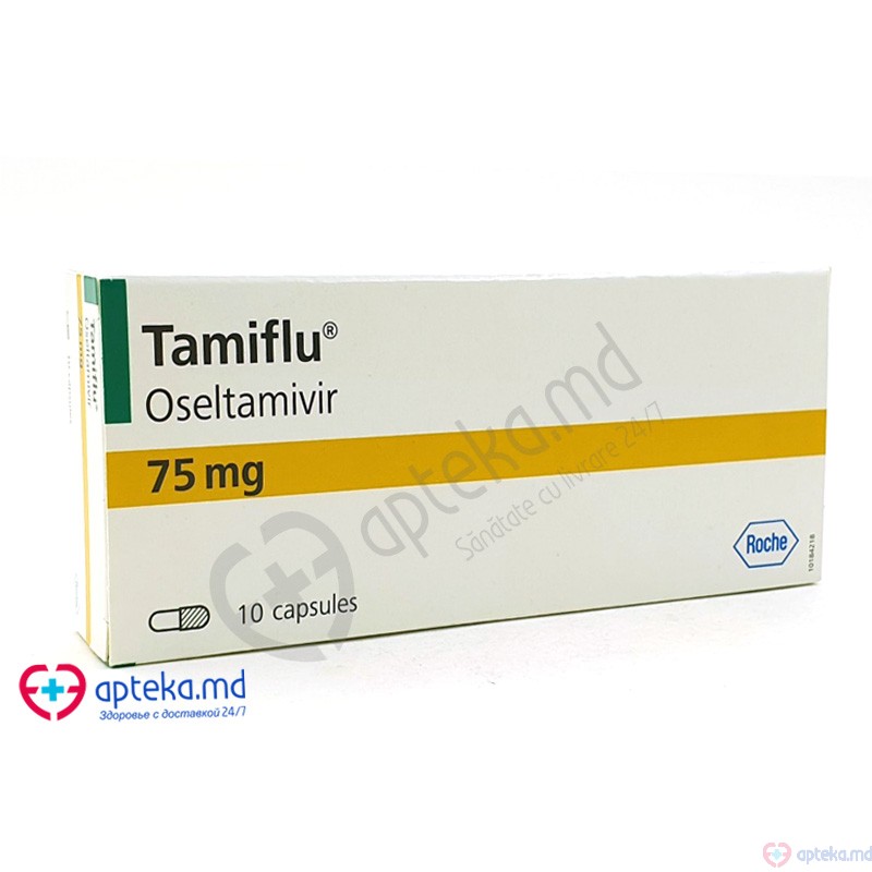 Tamiflu caps. 75 mg N10