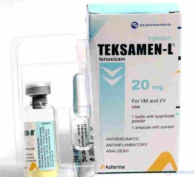 Teksamen-L liof.+solv./sol. inj. 20 mg N1 + 2 ml N1