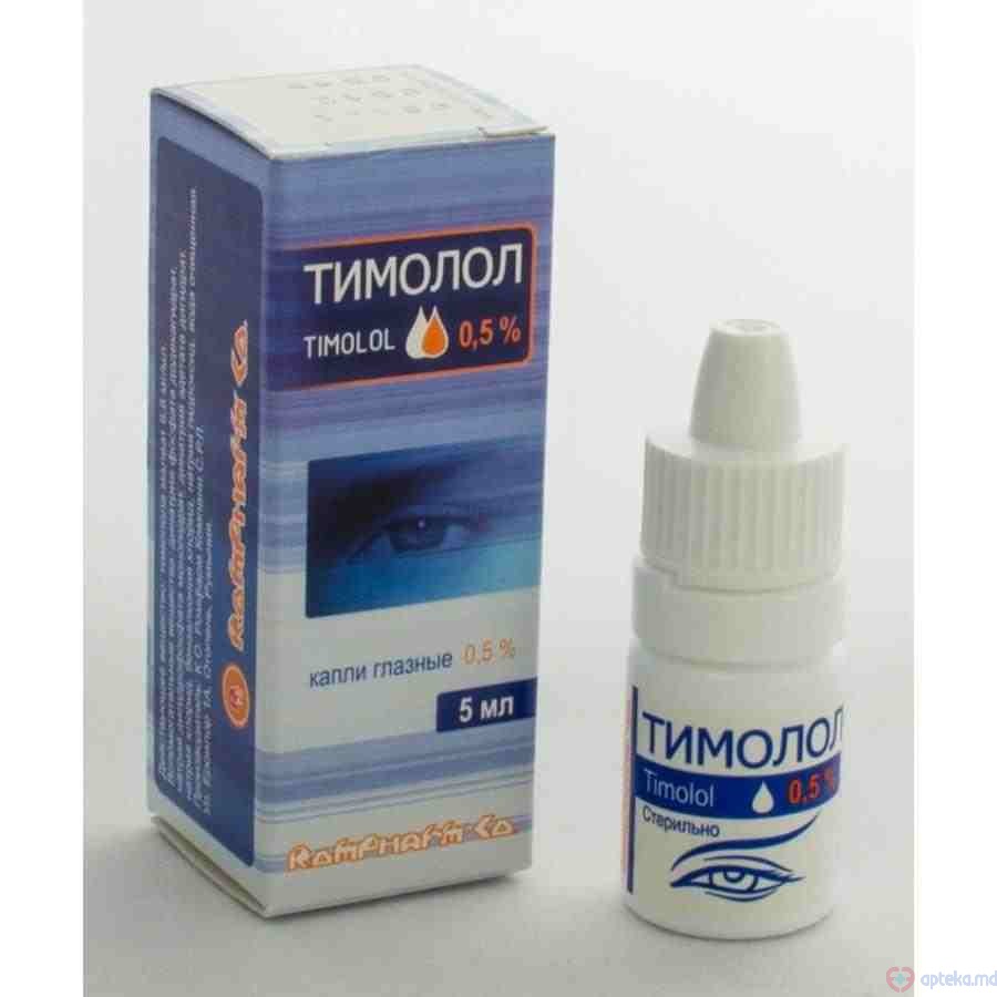 Timolol 0,5% pic. oft., sol. 0,5% 5 ml N1