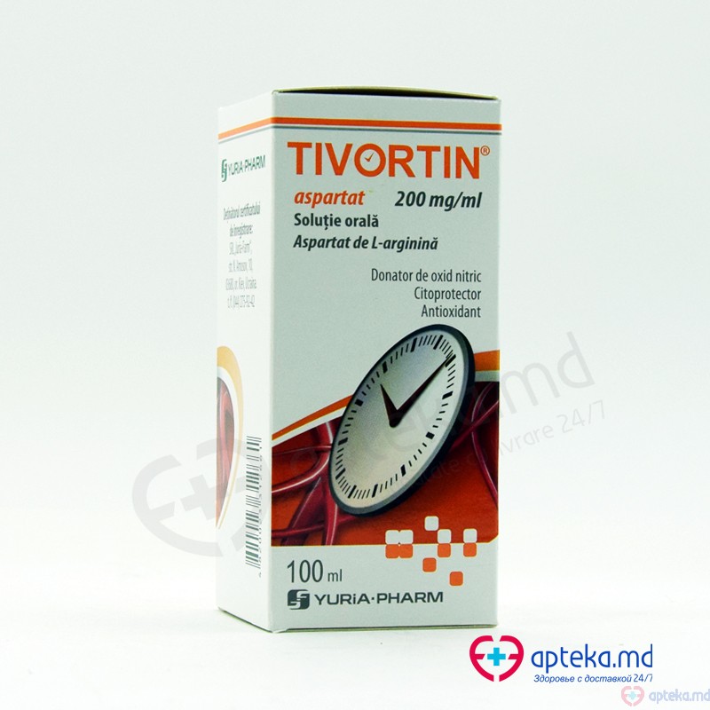 Tivortin aspartat sol. orala 200 mg/ml 100 ml N1