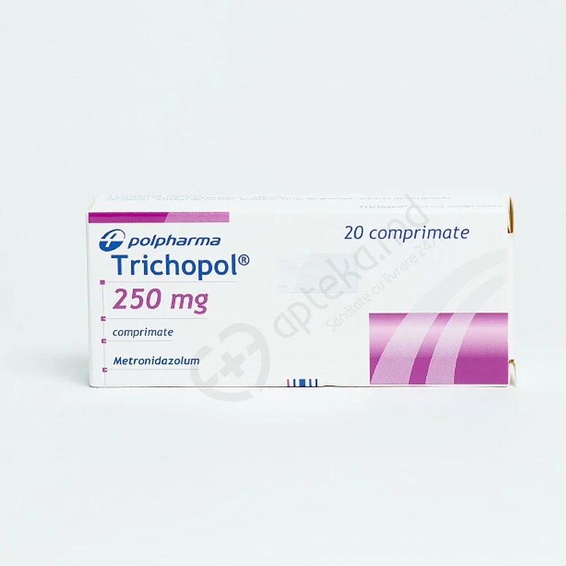 Трихопол, таб 250мг, N10x2 Трихопол, таб 250мг, N10x2