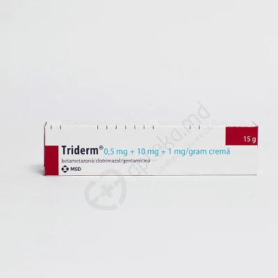 Triderm crema 0,5 mg + 10 mg + 1 mg/g 15 g N1