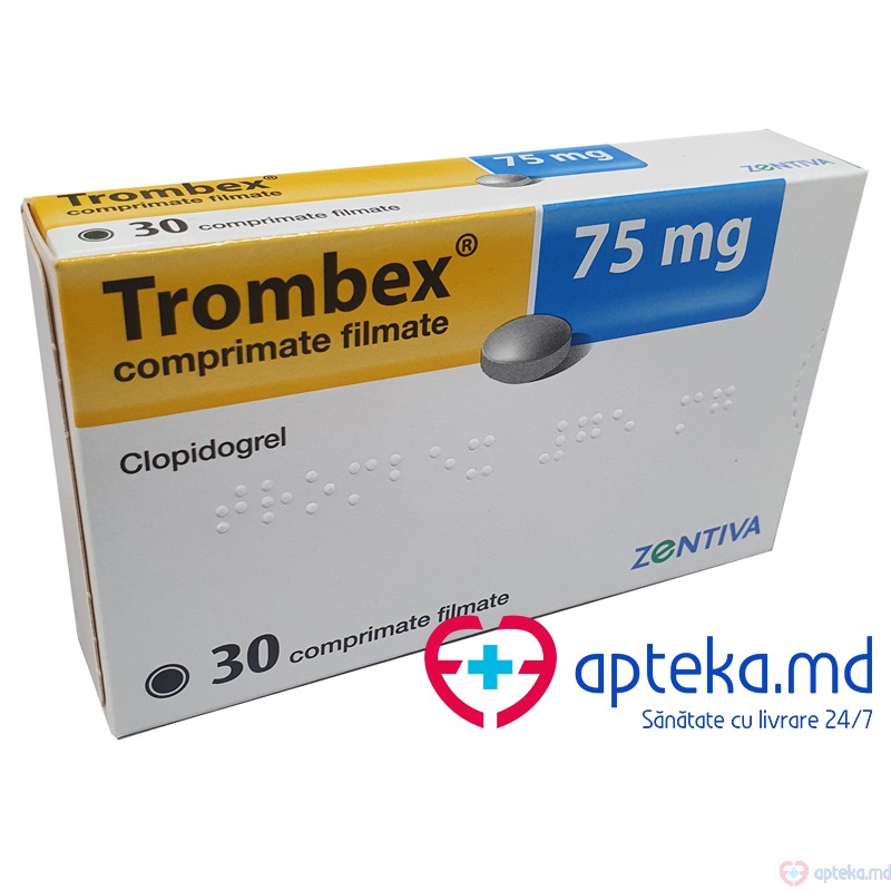 Trombex 75 mg comp. film. 75 mg N30