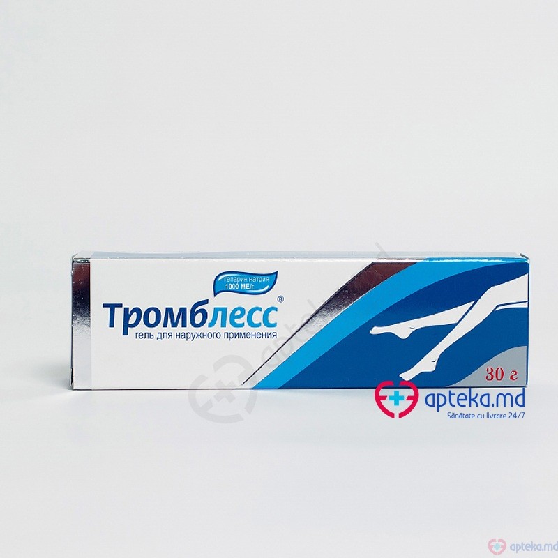 Trombless gel 1000 UI/g 30 g N1