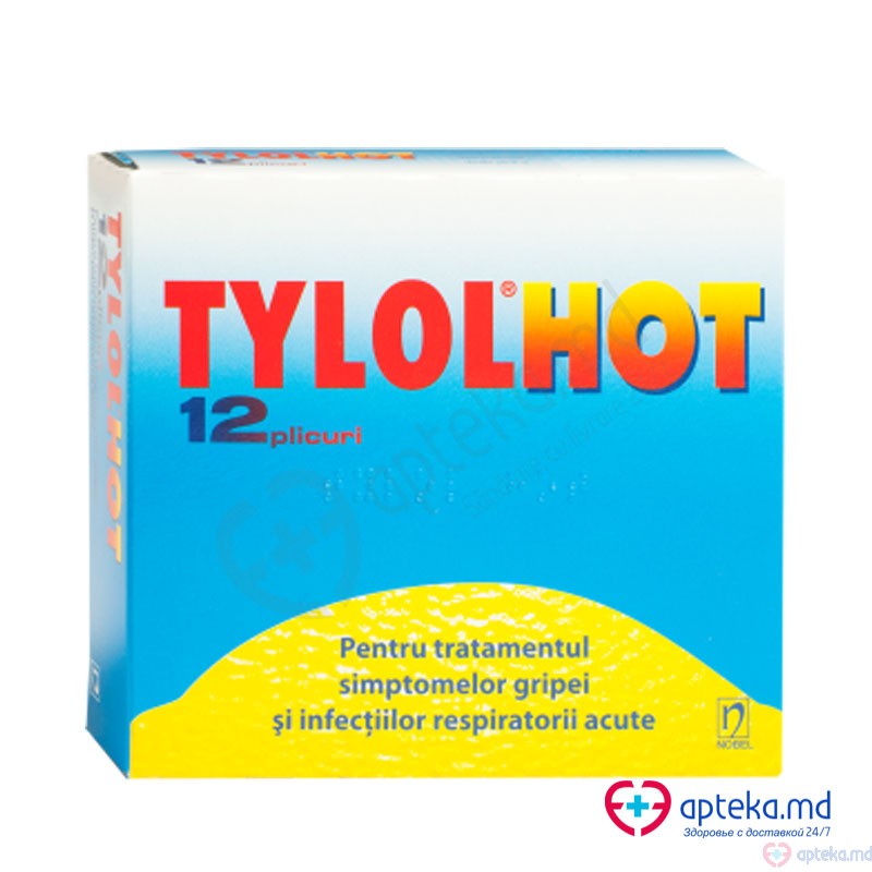 Tylol Hot gran. eferv. 500 mg + 60 mg + 4 mg/20 g N2x6