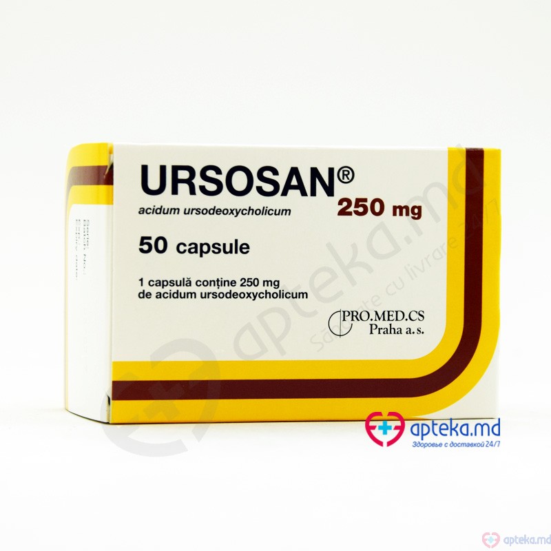 Ursosan caps. 250 mg N10x5