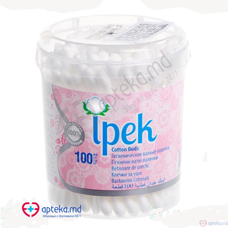 Ватные палочки IPEK №100*50 (запаска)