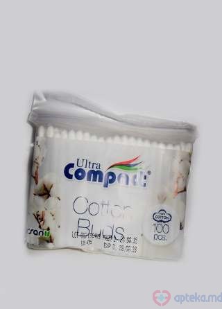 Ватные палочки Ultra Compact Cotton Buds, N100