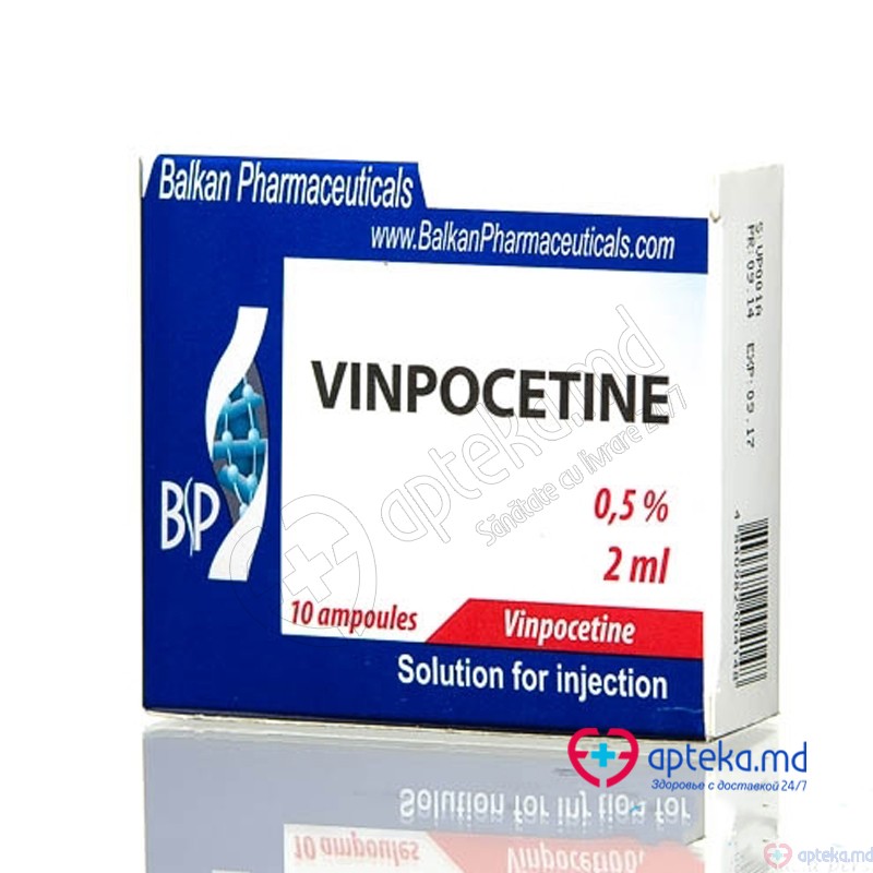 Vinpocetin-BP sol. inj. 5 mg/ml 2 ml N5x2