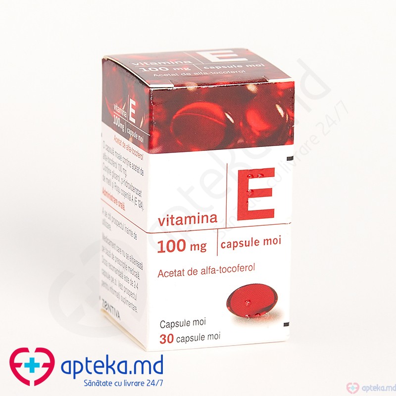 Vitamin E 100 caps. moi 100 mg N30