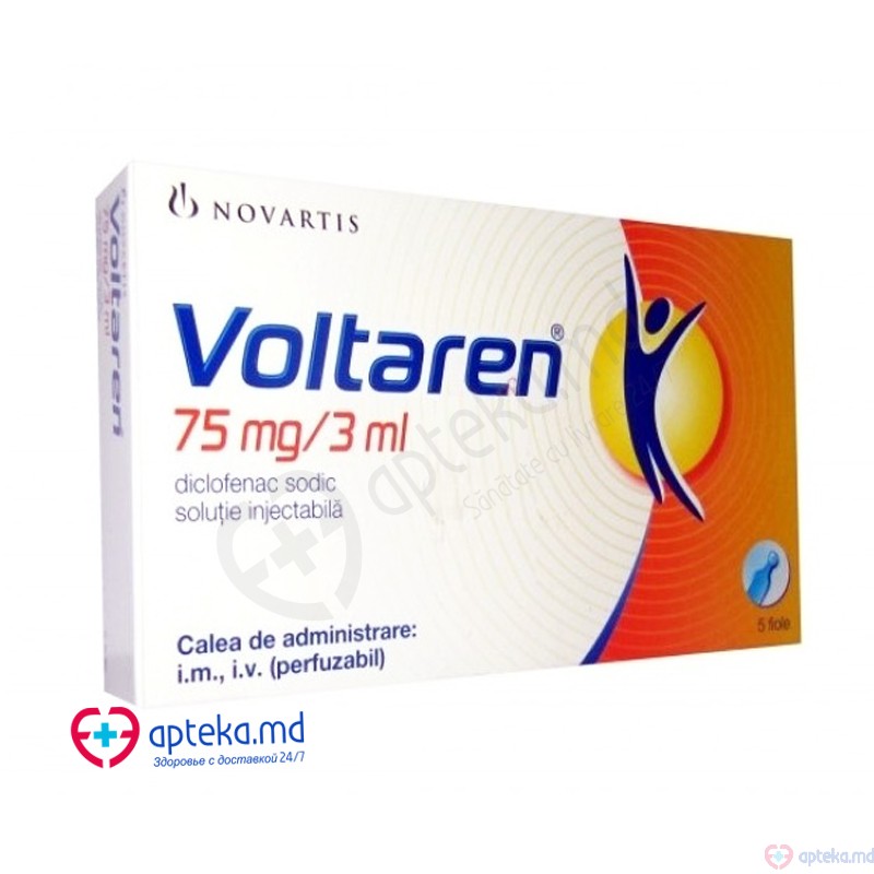 Voltaren sol. inj. 75 mg/3 ml 3 ml N5