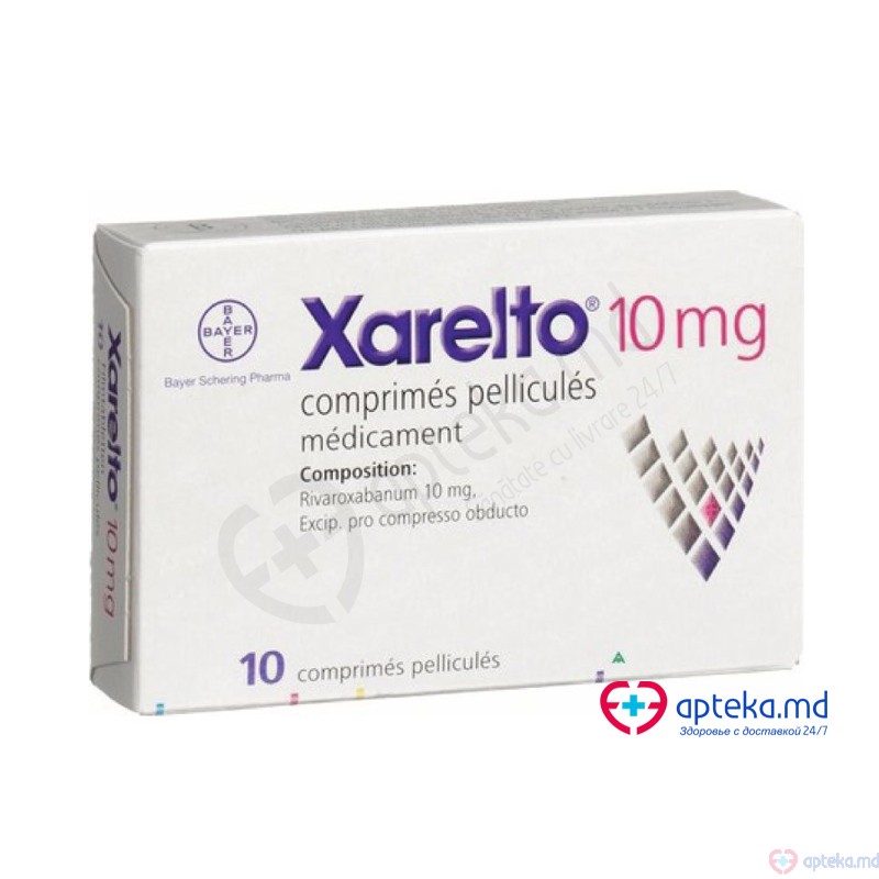 Xarelto comp. film. 10 mg N10