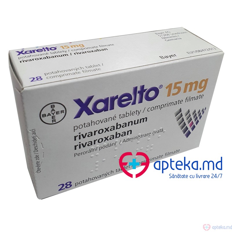 Xarelto comp. film. 15 mg N28