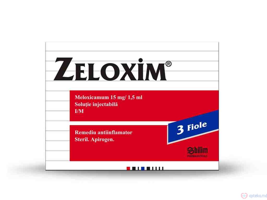 Zeloxim sol. inj. 15 mg 1,5 ml N3