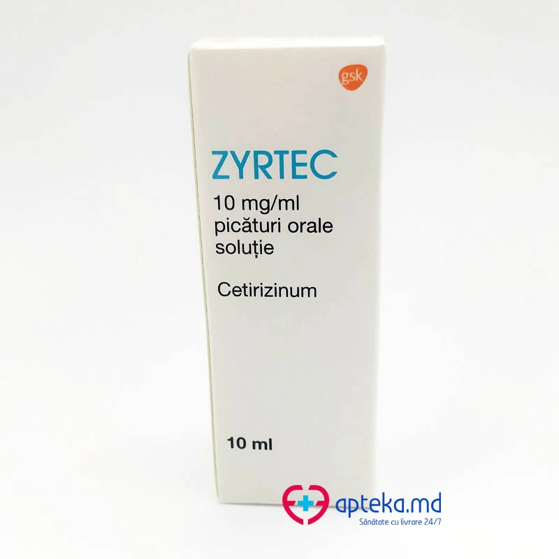 Zyrtec pic. orale, sol. 10 mg/ml 10 ml N1