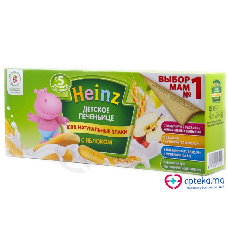Печенье HEINZ с яблоком 160 г Печенье HEINZ с яблоком 160 г