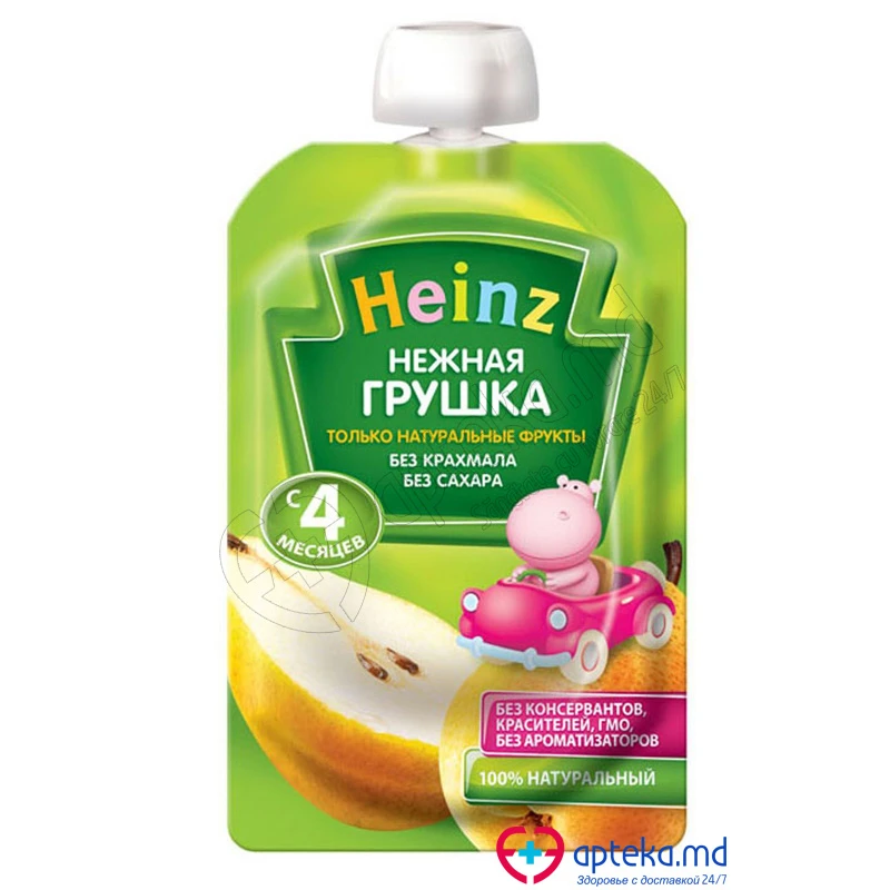 Пюре HEINZ нежная грушка с 4 мес 100 г