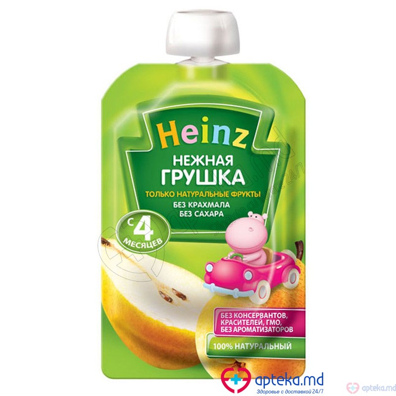 Пюре HEINZ нежная грушка с 4 мес 100 г