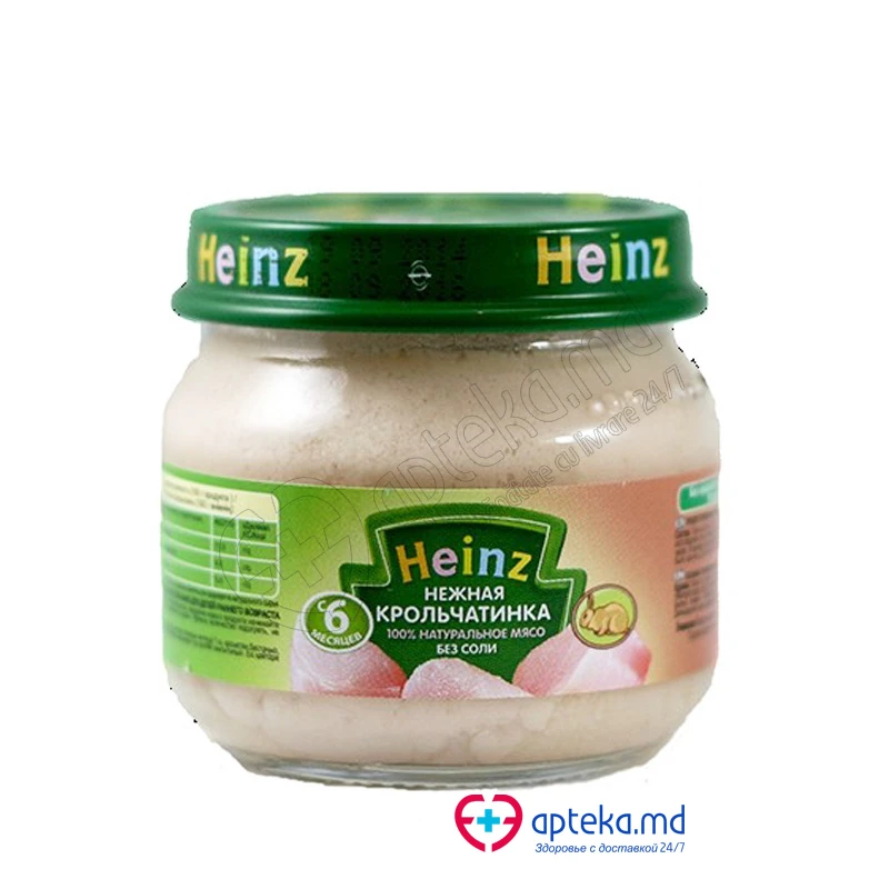 Пюре HEINZ крольчатинка с 6 мес 80 г