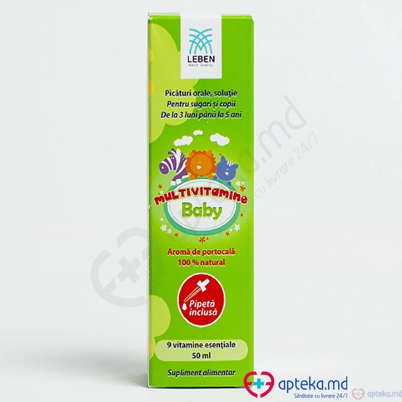 Multiviitamine Baby 50 ml pic. Leben