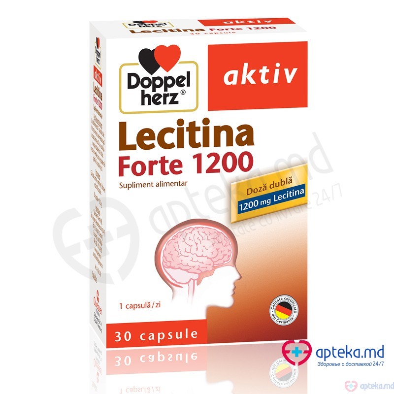 Doppelherz Lecitina Forte 1200mg N10x3 caps.