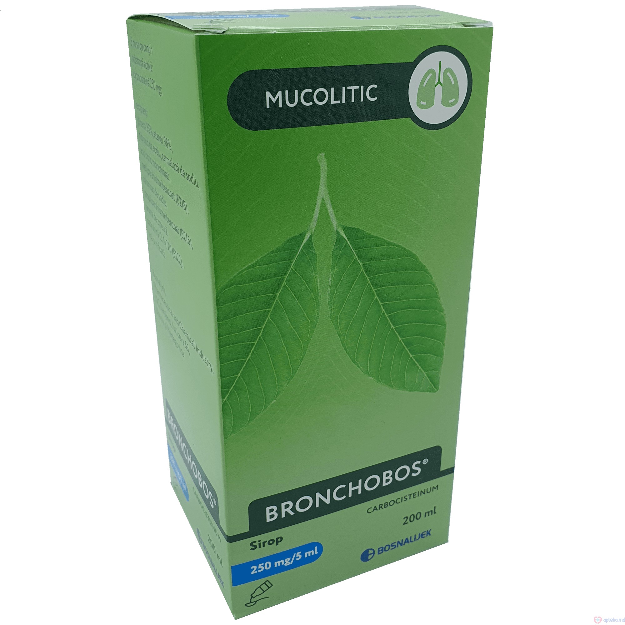 Bronchobos sirop 250 mg/5 ml 200 ml N1