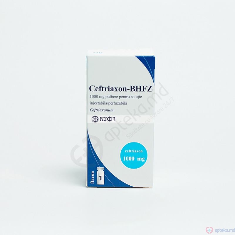 Ceftriaxon-BHFZ pulb./sol. inj. 1000 mg N1