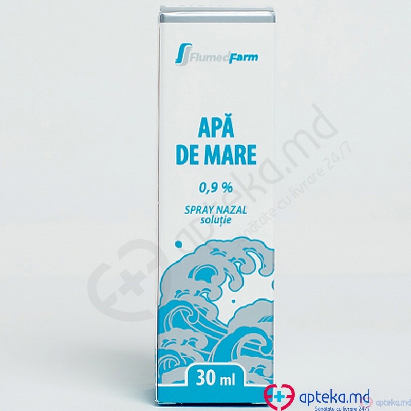 Apa de mare spray nazal 0.9% 30ml