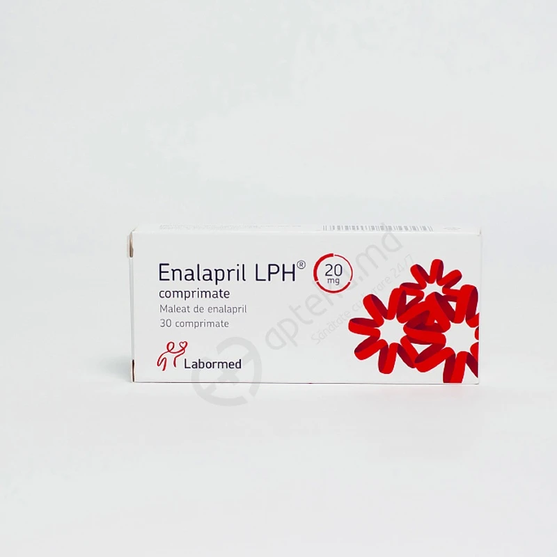 Эналаприл LPH, таб 20мг, N10x3 Эналаприл LPH, таб 20мг, N10x3