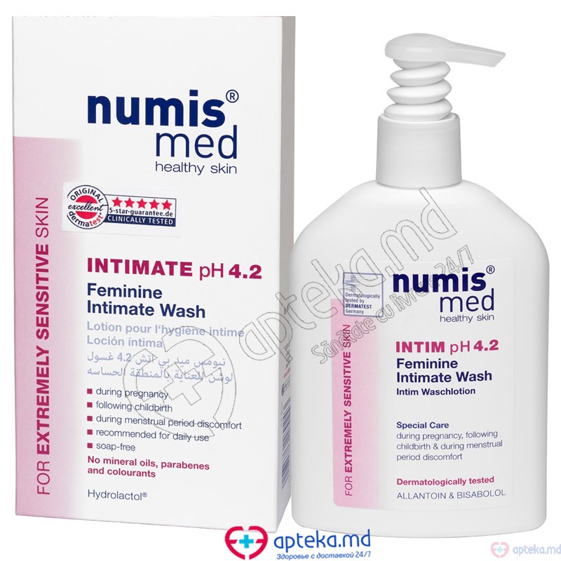 Numismed 200ml lotiune intima pH4.2 Sensitive