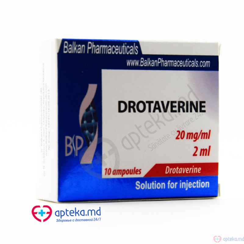 Drotaverina sol. inj. 20 mg/ml 2 ml  N10