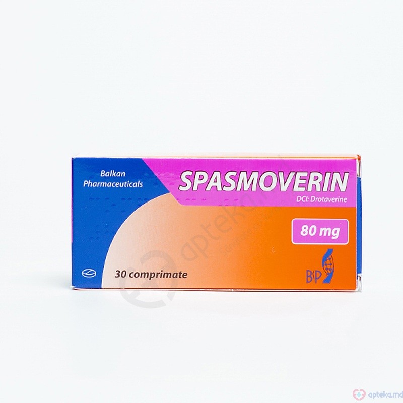 Spasmoverin comprimate 80 mg N10x3