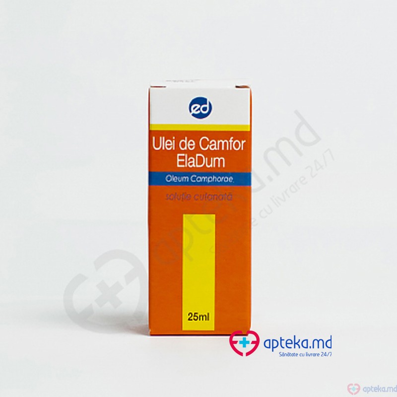 Ulei de Camfor ElaDum sol.cutan.25ml