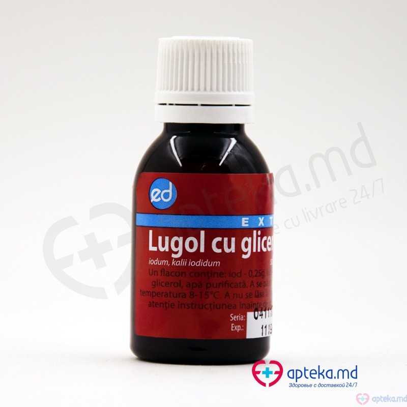 Lugol cu glicirina-ELADUM sol. 25g