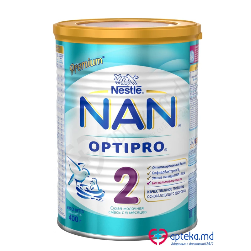 Питание детское "Nestle" NAN 2 Premium OPTIPRO 400 г