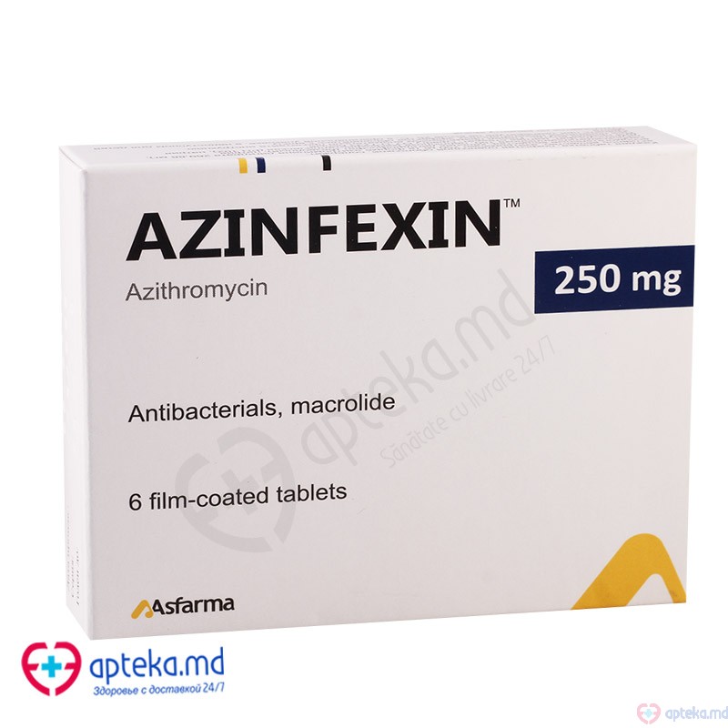 Azinfexin comp. film 250 mg N6