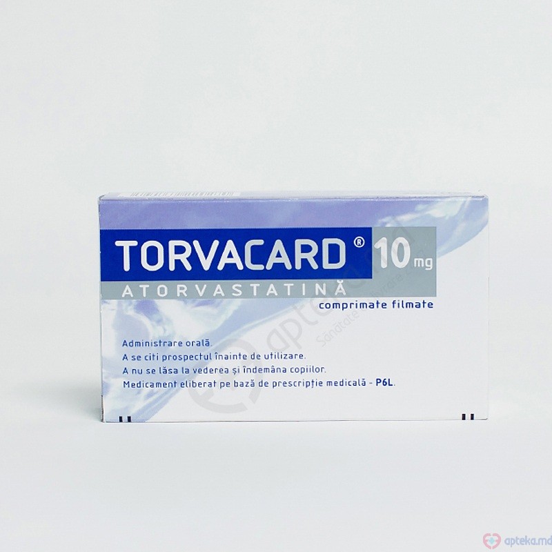 Torvacard 10 mg comp. film. 10 mg N15x2