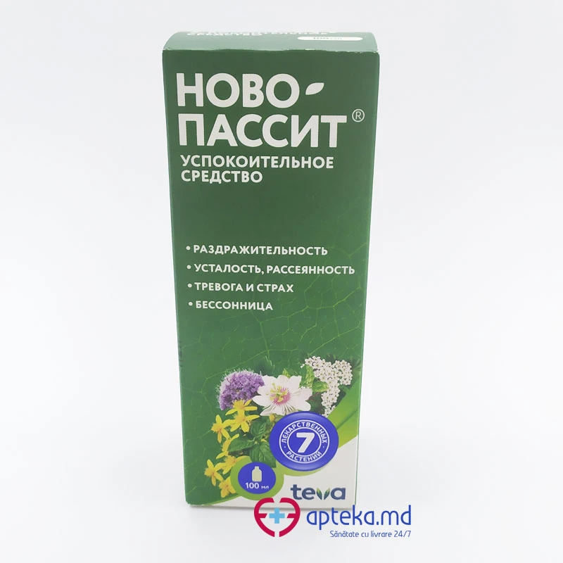 Ново-Пассит, р-р д/приема внутрь, 100 мл Ново-Пассит, р-р д/приема внутрь, 100 мл