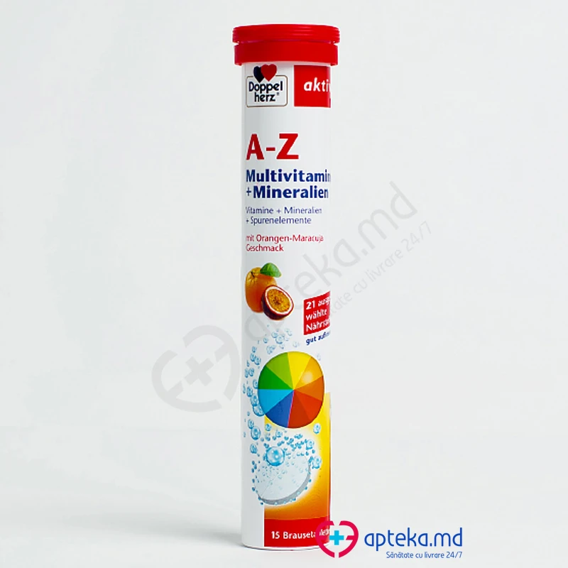 Доппельгерц A-Z мультивитамины + минералы, таб шип, N15 Доппельгерц A-Z мультивитамины + минералы, таб шип, N15