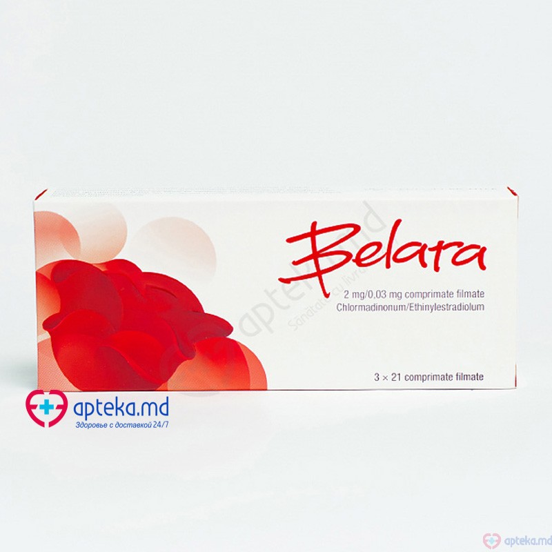 Belara comp. film. 2 mg + 0,03 mg N21x3