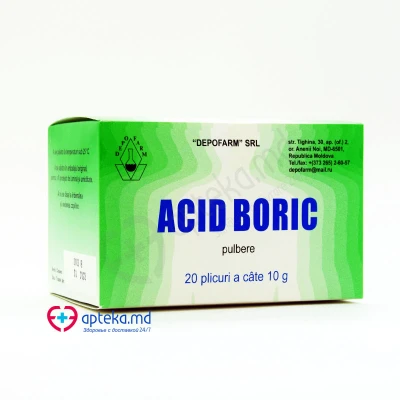 Acid boric pulb./sol. cutan 10 g N20