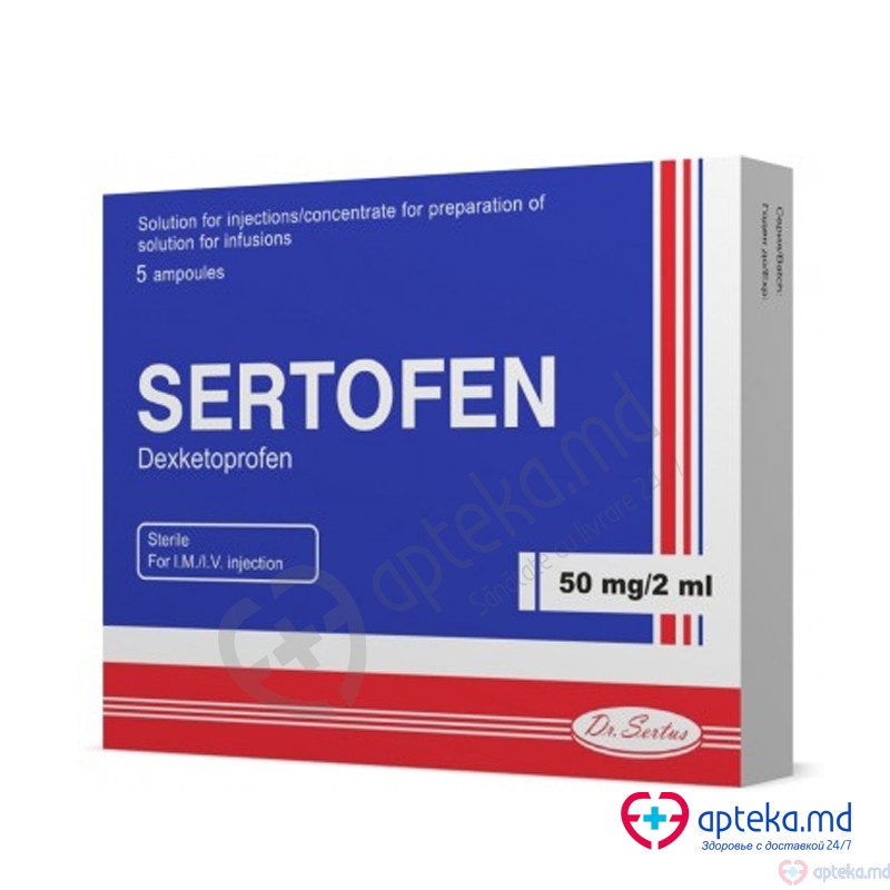 Sertofen sol. inj. / conc./sol. perf. 50 mg/2 ml N5