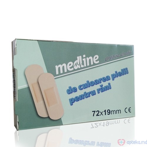 Emplastru bactericid  72x19mm №100 Medline