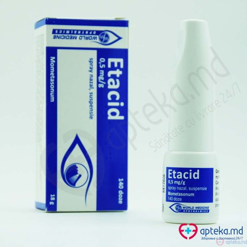 Etacid spray naz., susp. 0,5 mcg/doza 18 g (140 doze) N1