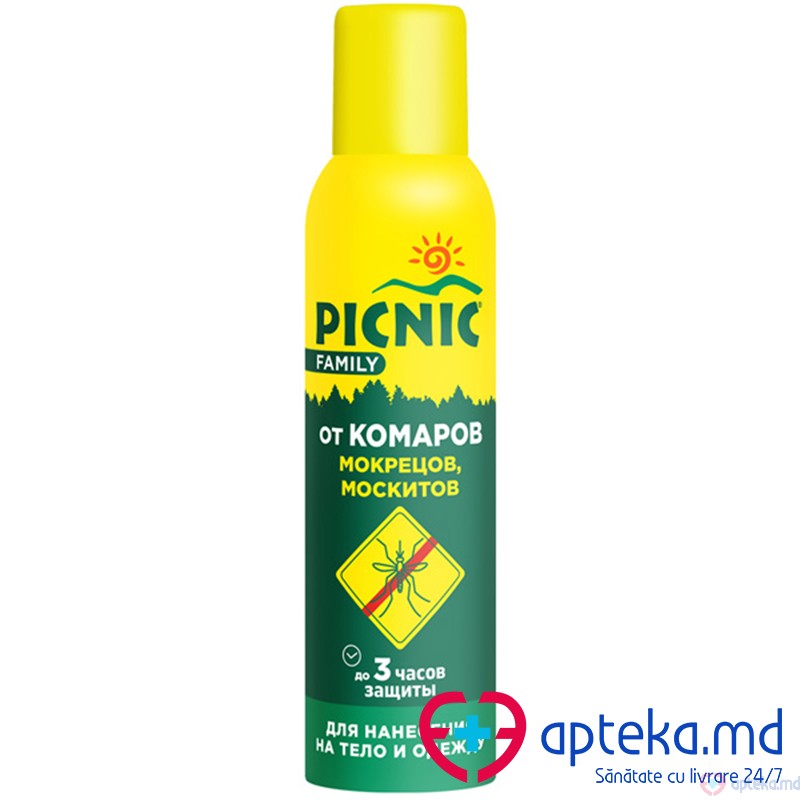 Aerosol anti-tintari Picnic Family 150 ml